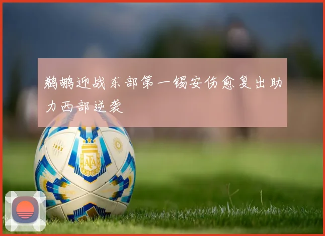 鹈鹕迎战东部第一锡安伤愈复出助力西部逆袭